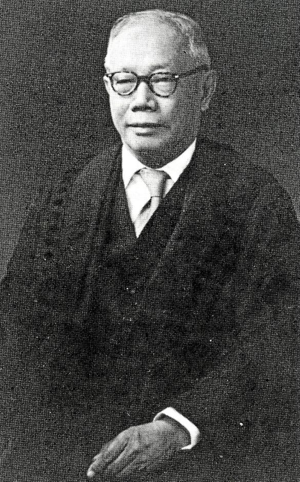 DR WU LIEN-TEH AT THE AGE OF 77. TAKEN IN CAMBRIDGE,1956